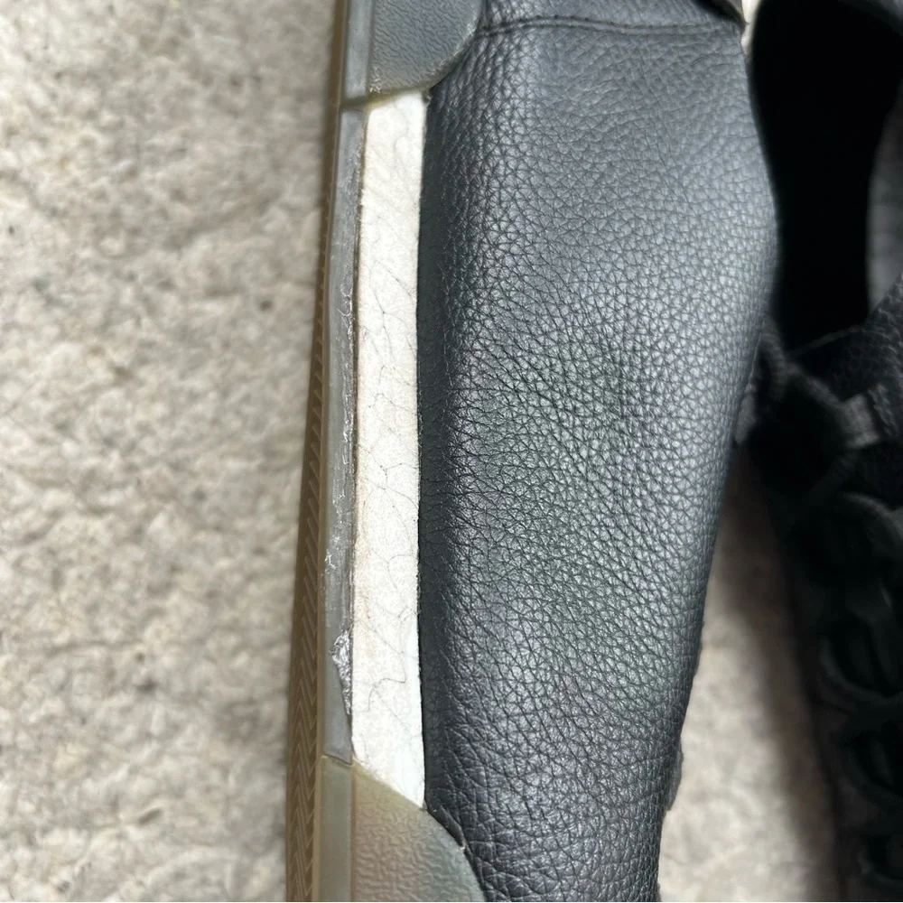 Dr. Scholl's Shoes Men's Pebble Black Leather Nikola Sneakers Size 12M - Picture 6 of 12